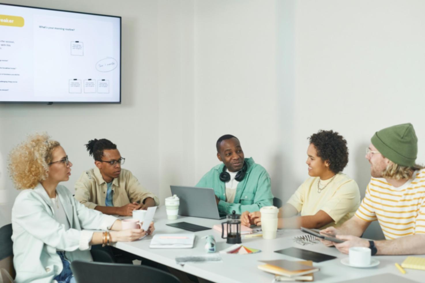 Participant working through a structured motivational exercise on a digital platform